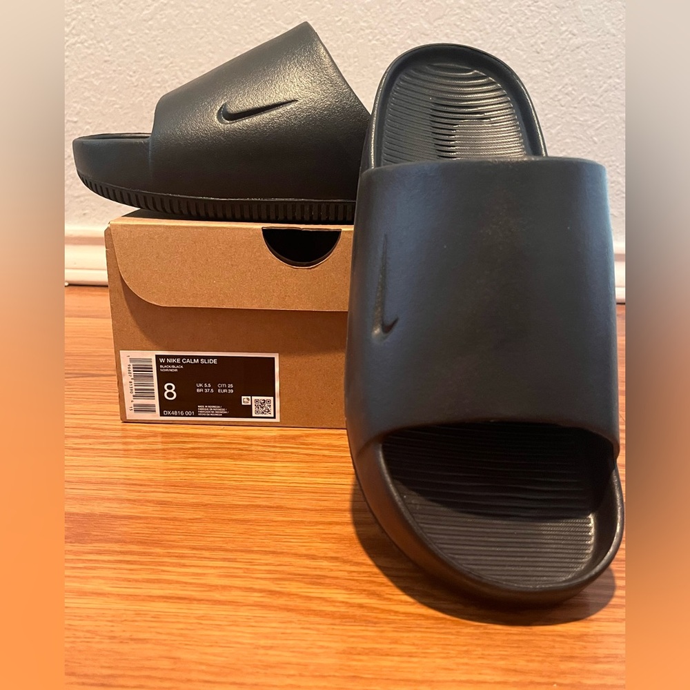 Nike Black Calm Slide Sandals